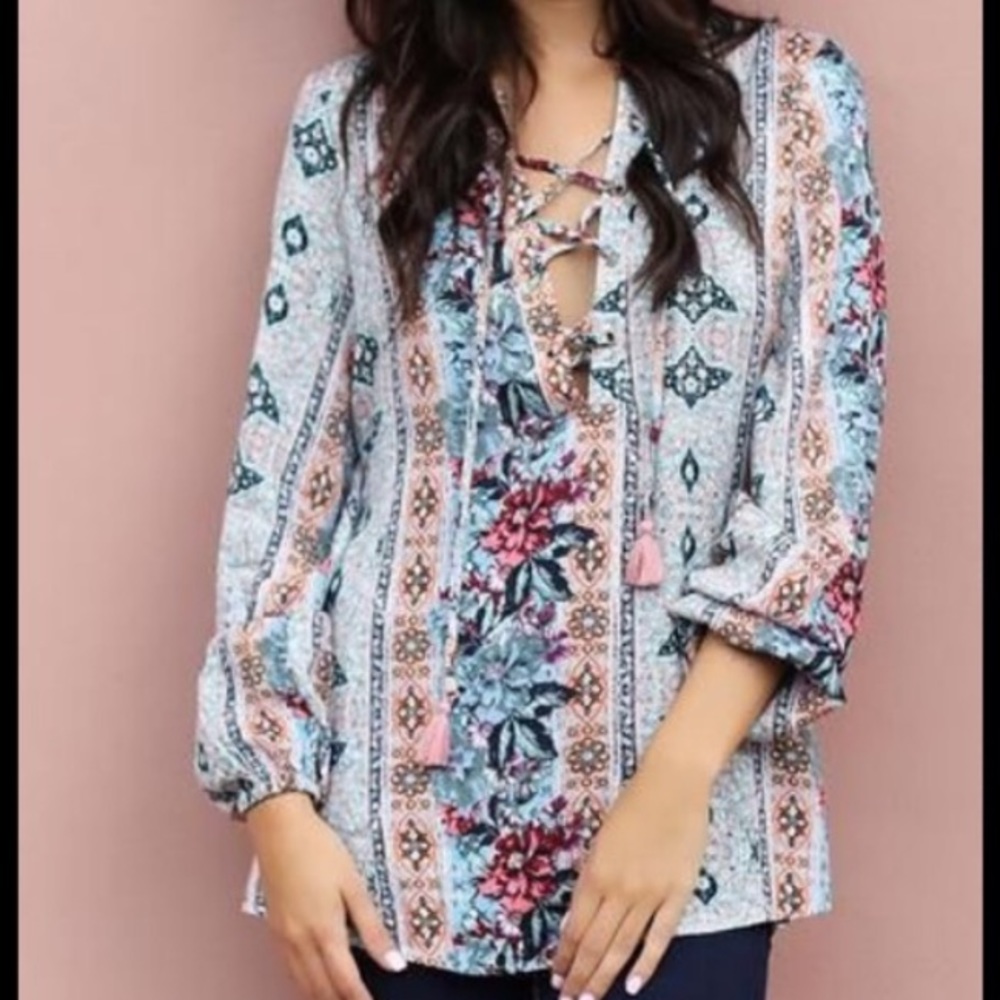 Show Me Your Mumu thatcher printed tunic top